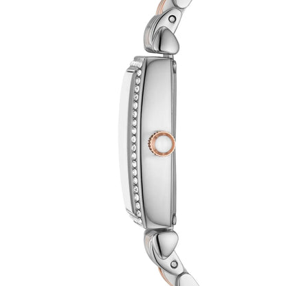 Emporio Armani AR11519 Rectangular Two-Tone Diamond Watch