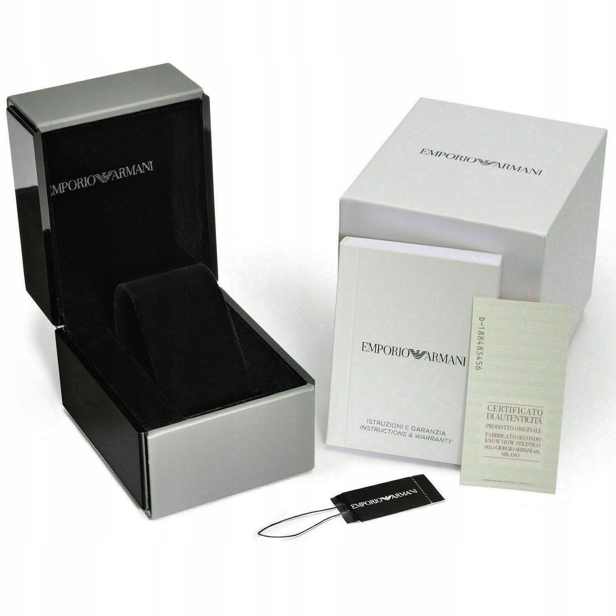 Emporio Armani Diver AR11590 GMT Pepsi Bezel Blue Dial Watch