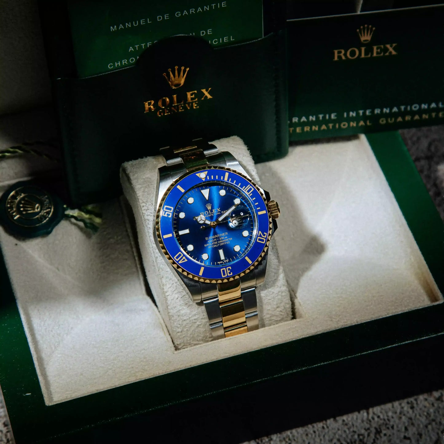 Rolex Submariner – Blue Dial & Half Gold Oyster Bracelet
