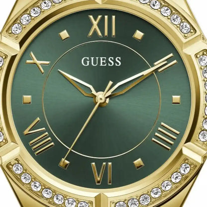 Guess Cosmo GW0033L8 Gold & Green Ladies Watch