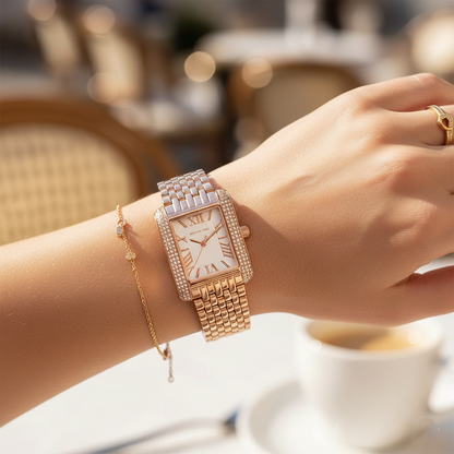 Michael Kors Emery Three MK4743 Women’s Rose Gold Stainless Steel Watch