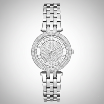 Michael Kors MK3476 Darci Mini Women’s Silver Crystal Dial Watch