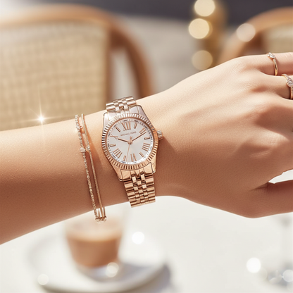 Michael Kors Lexington MK3230 Women’s Rose Gold Stainless Steel Watch