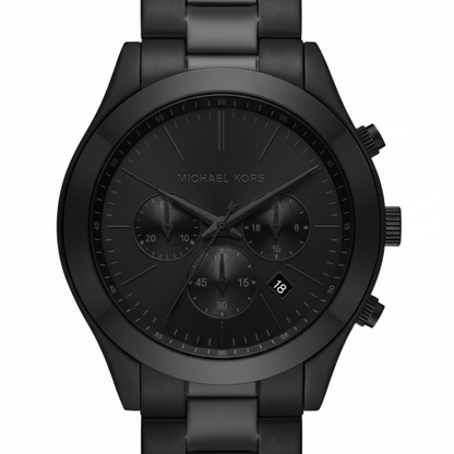 Michael Kors MK8919 Men’s All-Black Slim Runway Stainless Steel Watch