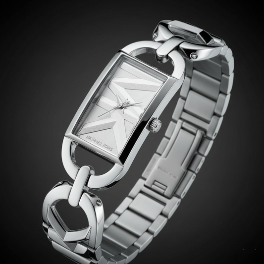 Michael Kors Empire MK7407 Women’s Silver Stainless Steel Analog Watch
