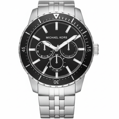 Michael Kors MK7156 Men’s Black Dial Stainless Steel Cunningham Chronograph Watch