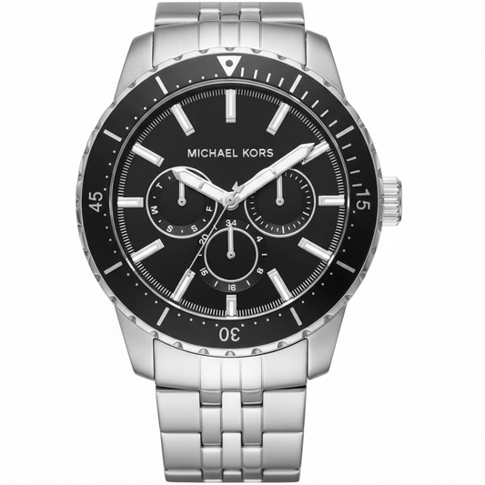 Michael Kors MK7156 Men’s Black Dial Stainless Steel Cunningham Chronograph Watch