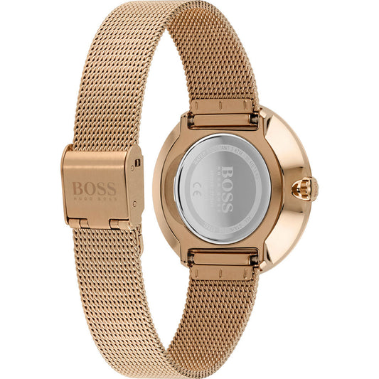 Hugo Boss Praise Women’s Watch – Model 1502548 | Elegant Rose Gold Design