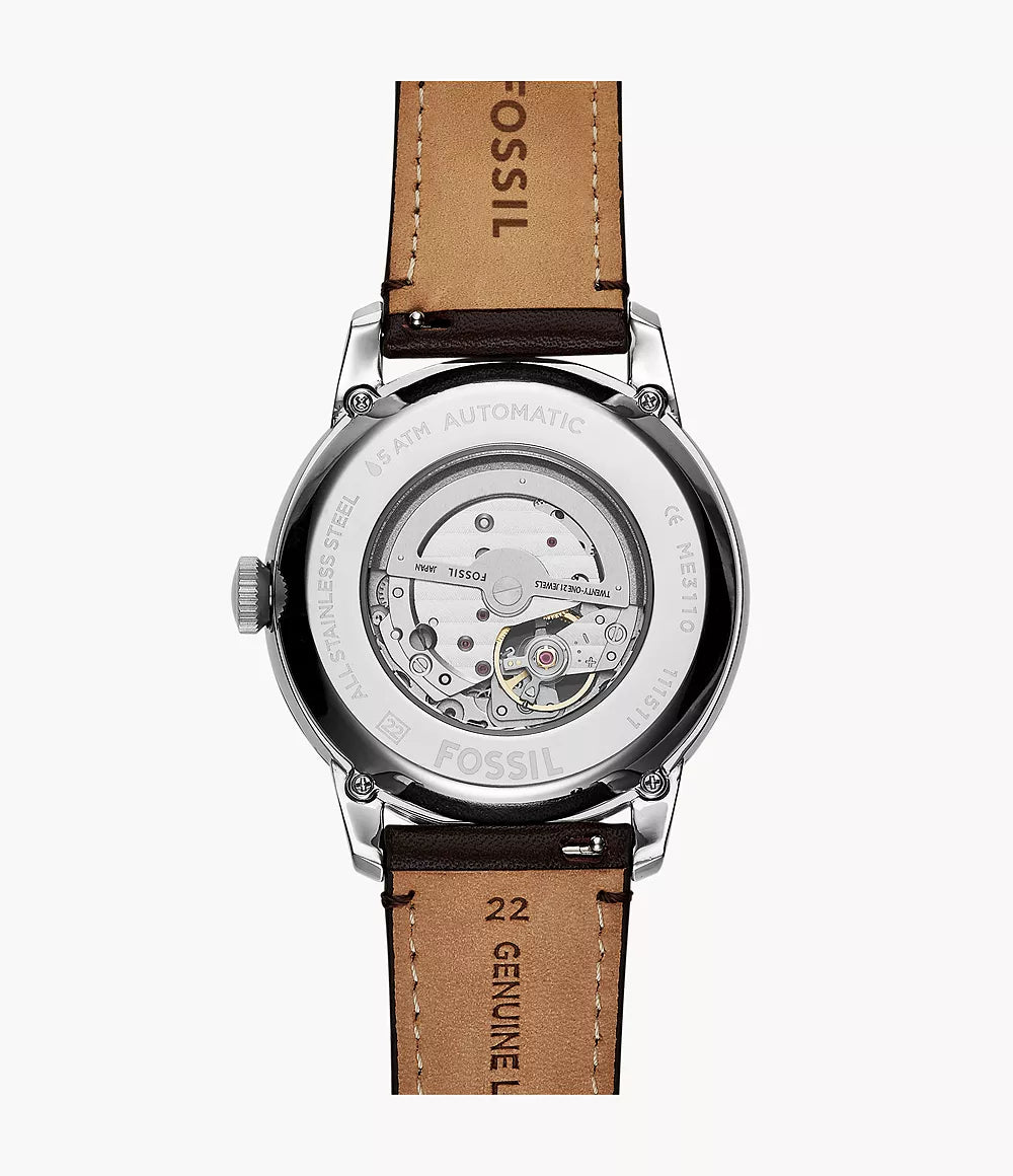 Townsman Automatic Brown Leather Watch ME3110