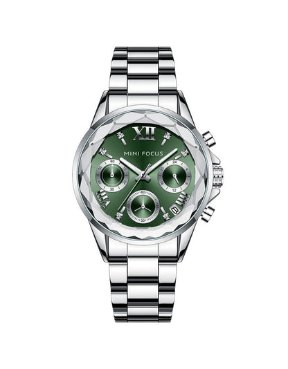 Mini Focus Women’s Watch – Model MF0466L.02 | Elegant Multifunction Stainless Steel Design