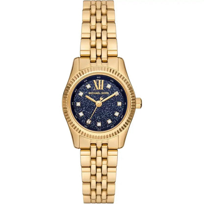 Michael Kors Lexington MK4802 Women’s Gold Blue Speckled Dial Watch
