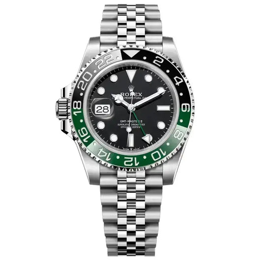 Rolex GMT-Master II “Sprite” – Black Dial & Green-Black Bezel Jubilee Bracelet