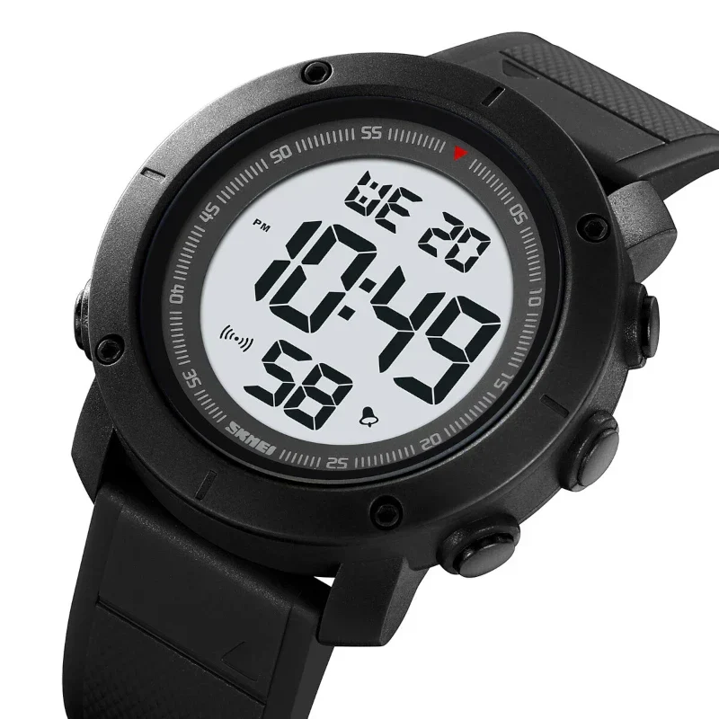 SKMEI 2122 ساعة رقمية كلاسيكية تصميم ريترو - أزرق كحلي