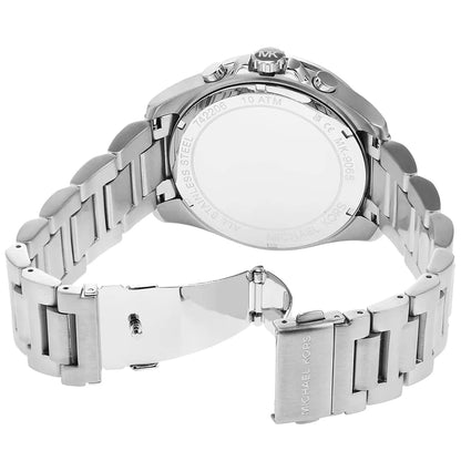 Michael Kors Brecken MK9065 Two-Tone Silver & Rose Gold Men's Watch
