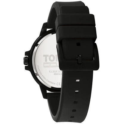Tommy Jeans 1792032 Men’s Casual Black Silicone Watch – Minimal Sport Design