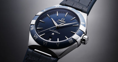 Omega Leather Watch For Men