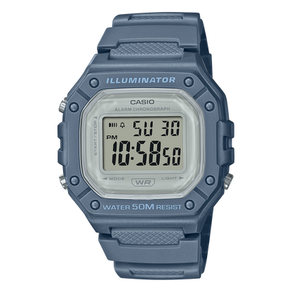 Casio Watch For Unisex Resin  W-218HC-2AVDF