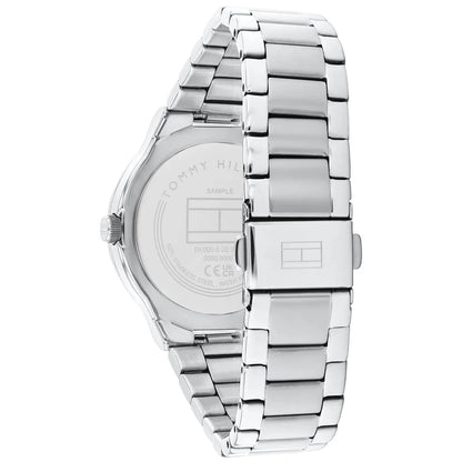 Tommy Hilfiger Ladies Crystal-Accent Watch – Model 1782723 – Silver & Gold Bracelet