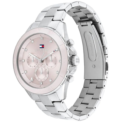 Tommy Hilfiger Women's(Mellie) Multi-Function Watch – Model 1782706 – Silver Stainless Steel