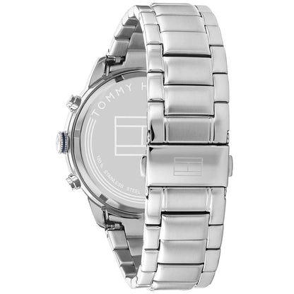 Tommy Hilfiger Jimmy 1791949 Men’s Blue Dial Silver Stainless Steel Multi-Function Watch