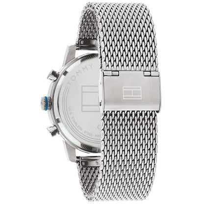 Tommy Hilfiger Sullivan 1791881 Men’s Blue Dial Silver Mesh Multi-Function Watch