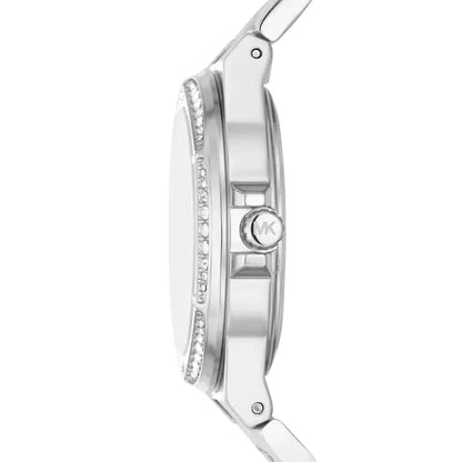 Michael Kors Lennox MK7234 Women’s Silver Crystal Dial Silver Bracelet Multi-Function Watch