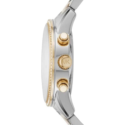 Michael Kors Ritz MK6474 Women’s White Dial Two-Tone Bracelet Multi-Function Watch