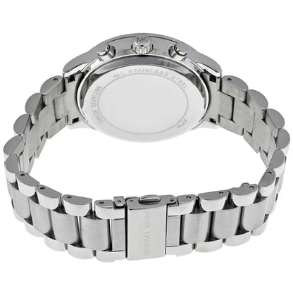 Michael Kors Brinkley MK6265 Women’s Silver Dial Stainless Steel Chronograph Watch