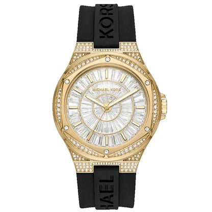 Michael Kors Camille MK7247 Women’s Gold Crystal Silicone Multi-Function Watch