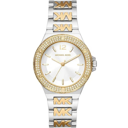 Michael Kors Lennox MK7338 Women’s Silver & Gold Stainless Steel Analog Watch