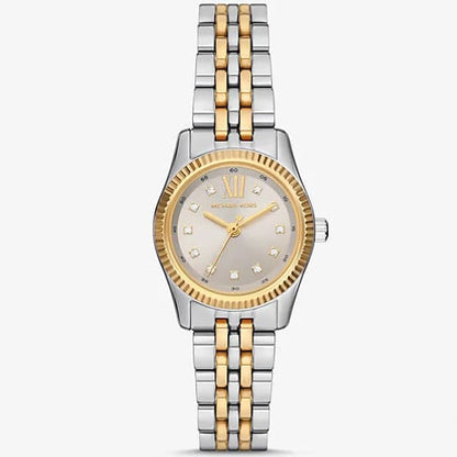 Michael Kors Lexington MK4815 Women’s Two-Tone Silver Dial Multi-Function Watch