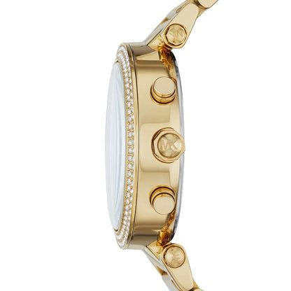 Michael Kors MK6263 Parker Women’s Green Dial Gold Chronograph Watch