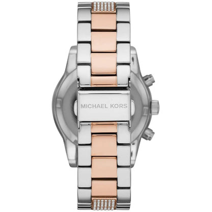 Michael Kors MK6651 Ritz Women’s Silver Dial Two-Tone Stainless Steel Chronograph Watch