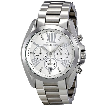 Michael Kors MK5535 Women’s Silver Dial Stainless Steel Bradshaw Watch