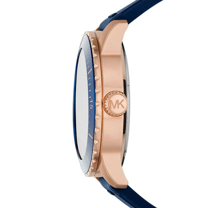 Michael Kors MK7163 Men’s Blue Dial Navy Silicone Strap Chronograph Watch