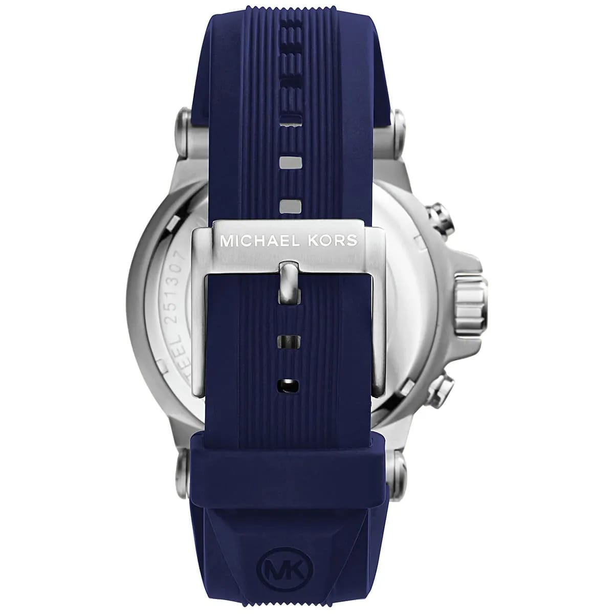 Michael Kors MK8303 Men’s Navy Blue Dial Blue Rubber Strap Chronograph Watch