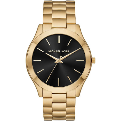Michael Kors MK8621 Men’s Black Dial Gold Stainless Steel Watch
