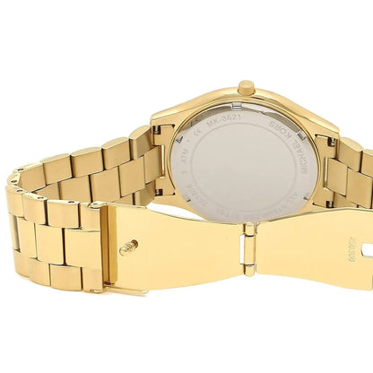 Michael Kors MK8621 Men’s Black Dial Gold Stainless Steel Watch