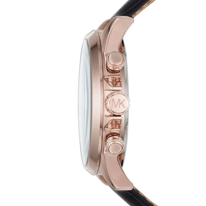 Michael Kors MK8535 Men’s Black Dial Rose Gold Stainless Steel Gage Chronograph Watch