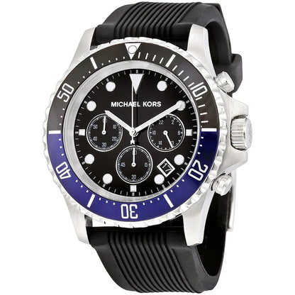 Michael Kors MK8365 Men’s Black Dial Stainless Steel Everest Chronograph Watch