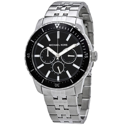 Michael Kors MK7156 Men’s Black Dial Stainless Steel Cunningham Chronograph Watch