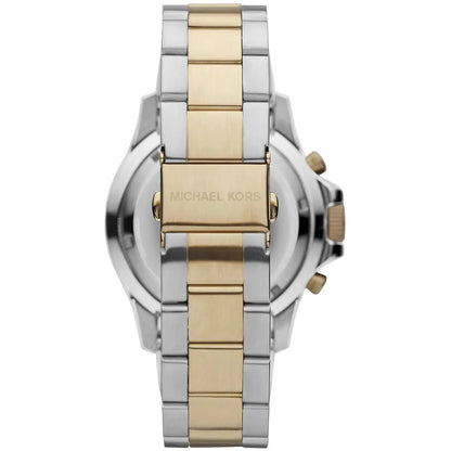 Michael Kors MK8311 Men’s Black Dial Two-Tone Stainless Steel Everest Chronograph Watch
