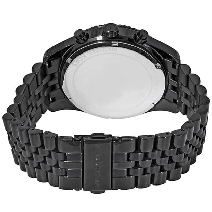 Michael Kors MK8603 Men’s Black Dial Black Stainless Steel Lexington Chronograph Watch