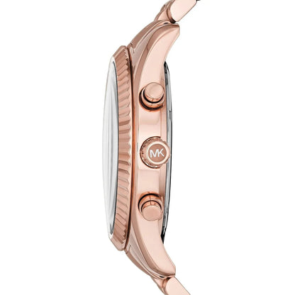 Michael Kors MK8319 Men’s Rose Gold Dial Rose Gold Stainless Steel Lexington Chronograph Watch