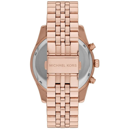 Michael Kors MK8319 Men’s Rose Gold Dial Rose Gold Stainless Steel Lexington Chronograph Watch