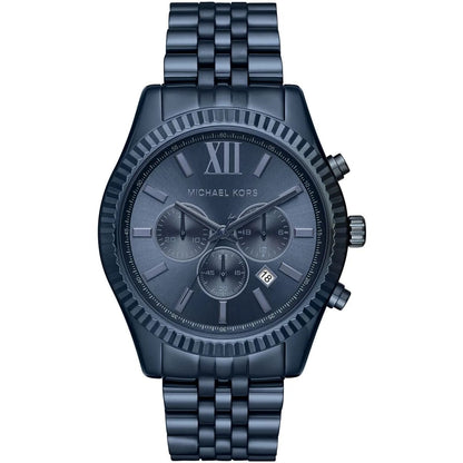 Michael Kors MK8480 Men’s Blue Dial Blue Stainless Steel Lexington Chronograph Watch