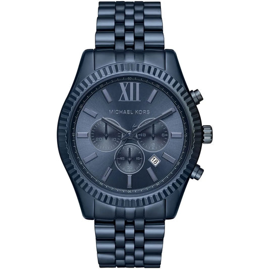 Michael Kors MK8480 Men’s Blue Dial Blue Stainless Steel Lexington Chronograph Watch