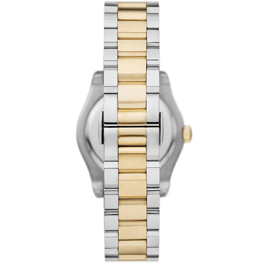 Emporio Armani AR11559 Women’s Mother of Pearl Dial Two-Tone Stainless Steel Federica Watch
