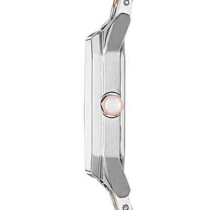 Emporio Armani AR11146 Women’s Mother of Pearl Dial Two-Tone Stainless Steel Gioia Watch