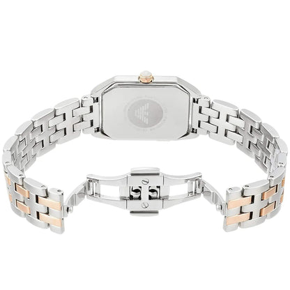 Emporio Armani AR11146 Women’s Mother of Pearl Dial Two-Tone Stainless Steel Gioia Watch